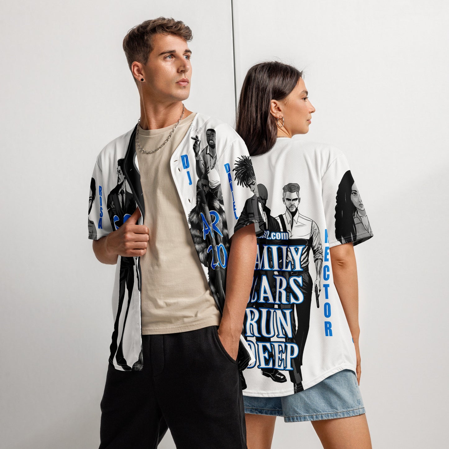 Scar 2.0 Graphic Novel Unisex Baseball Jersey