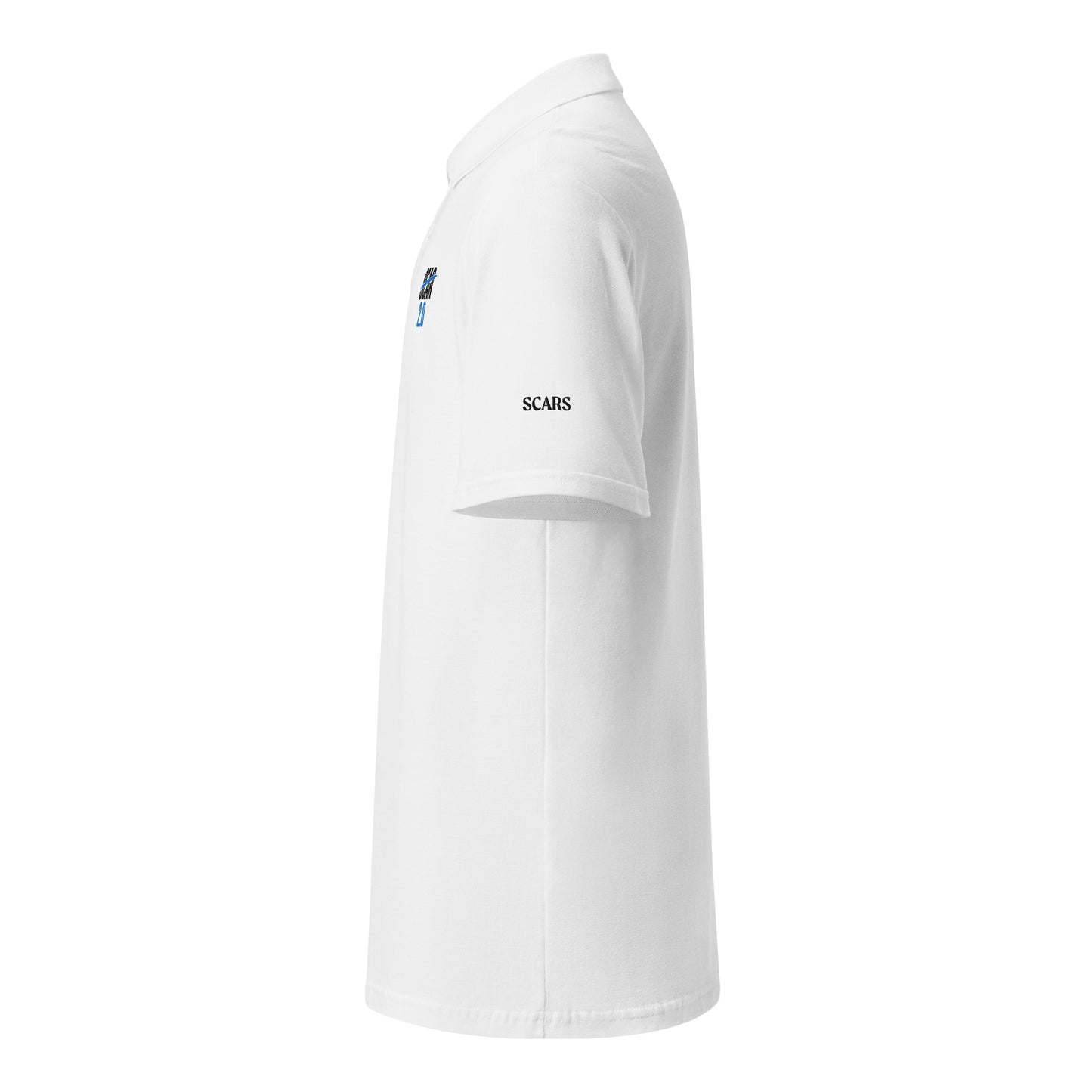 Scar 2.0 'Family Scar' Unisex Polo Shirt- White