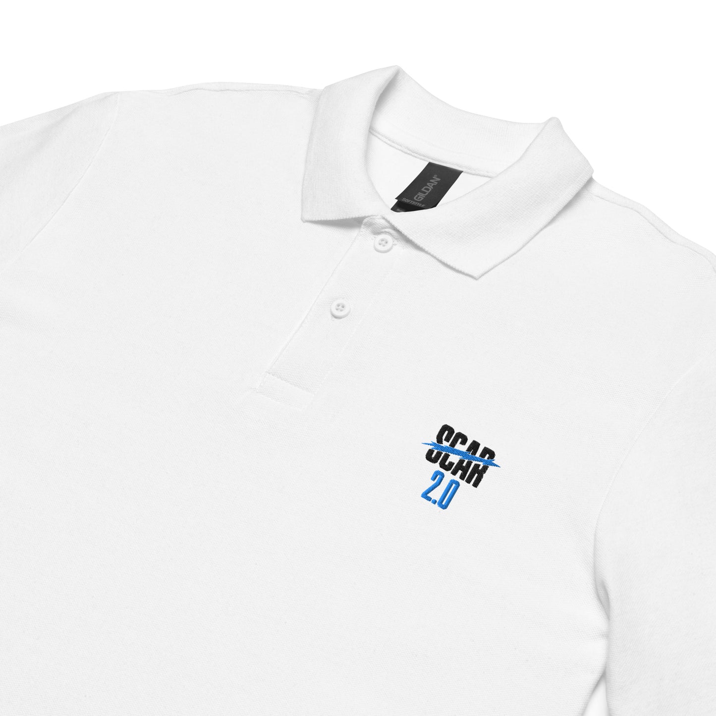Scar 2.0 'Family Scar' Unisex Polo Shirt- White