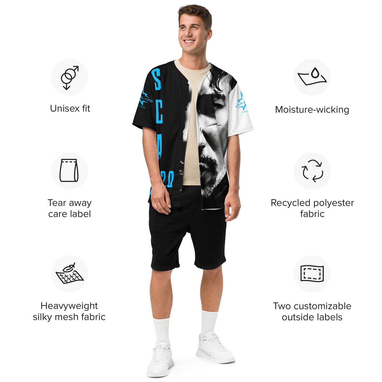 Scar 2.0 Poster Baseball Jersey – Limited Edition