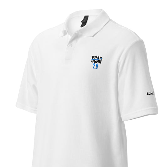 Scar 2.0 'Family Scar' Unisex Polo shirt (White)