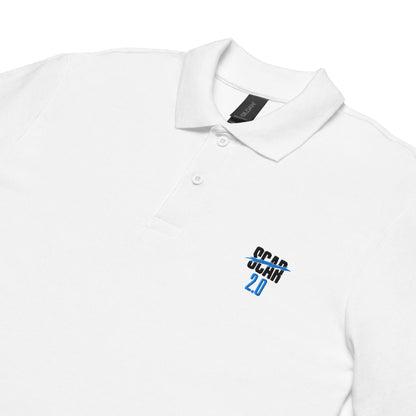 Scar 2.0 'Family Scar' Unisex Polo Shirt- White